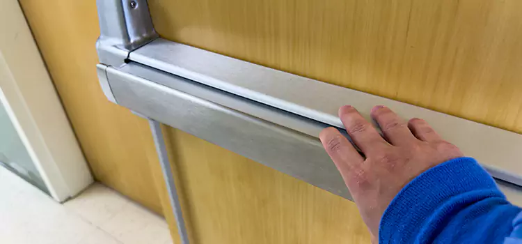 Installing a Push Bar on a Door Raytown